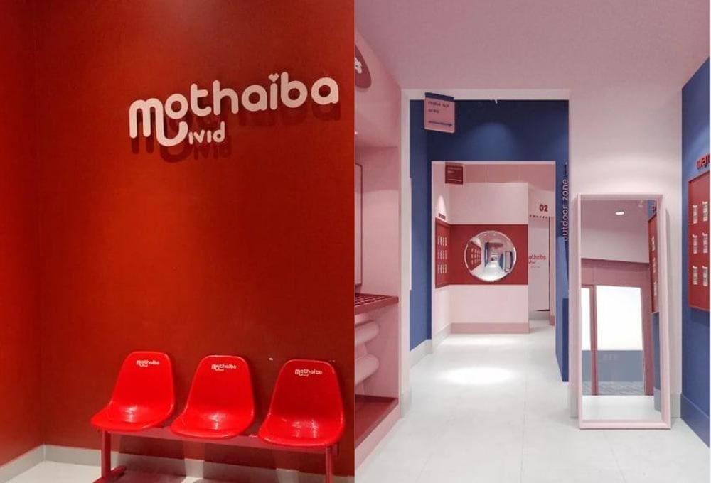 Mothaiba Vivid không chỉ có photobooth chất lượng mà còn sở hữu góc check-in 'cực phẩm', lý tưởng để bạn lưu lại khoảnh khắc chuẩn bị cho buổi chụp (Nguồn: Mothaiba Vietnam)